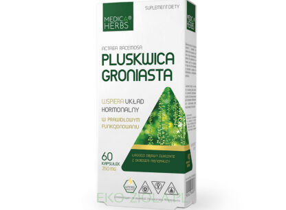 PLUSKWICA GRONIASTA  (Cimicifuga racemosa) 