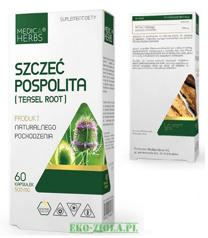 Medica Herbs Szczeć Pospolita 500mg 60kaps