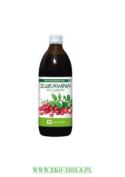 Alter Medica Sok z żurawiny 500ml