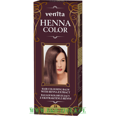 Venita Henna 018 Czarna Wiśnia