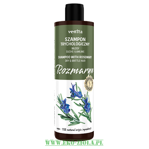 Venita Szampon trychologiczny - Rozmaryn do włosów suchych i łamliwych 300ml