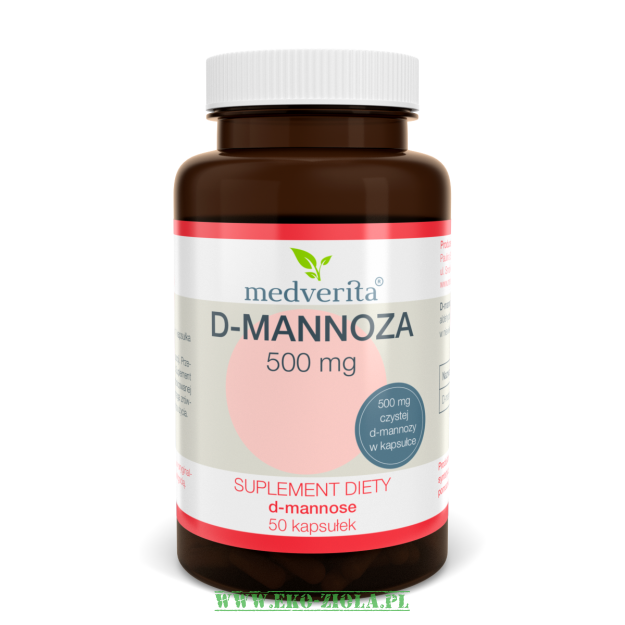 Medverita D-Mannoza 500mg 50kaps