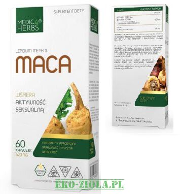 Medica Herbs Maca (wyciąg z korzenia) 620mg 60kaps