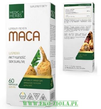Medica Herbs Maca (wyciąg z korzenia) 620mg 60kaps