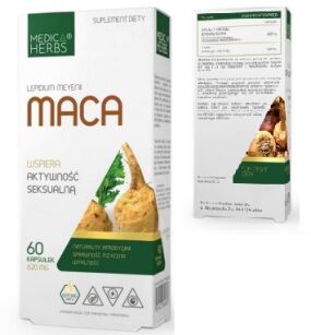 Medica Herbs Maca (wyciąg z korzenia) 620mg 60kaps