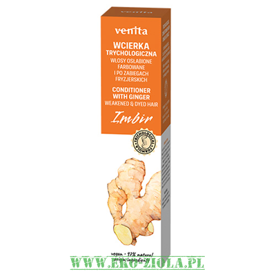Venita Wcierka trychologiczna - Imbir do włosów osłabionych, farbowanych, po zabiegach fryzjerskich 100ml