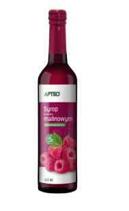 Apteo Syrop o smaku malinowym 430ml