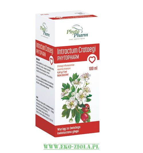 PhytoPharm Intractum Crataegi (wyciąg z kwiatów głogu) 100ml, Lek OTC
