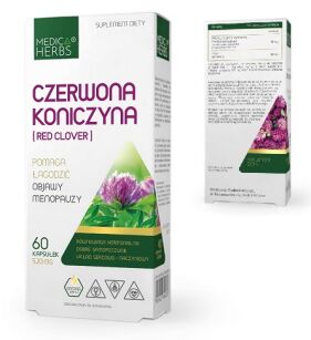 Medica Herbs Czerwona koniczyna (red clover) 520mg 60kaps