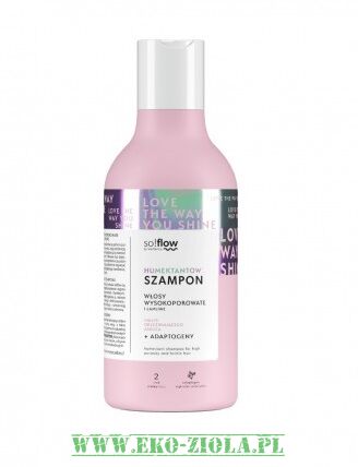 VisPlantis SoFlow Szampon humektantowy włosy wysokoporowate, łamliwe 400ml