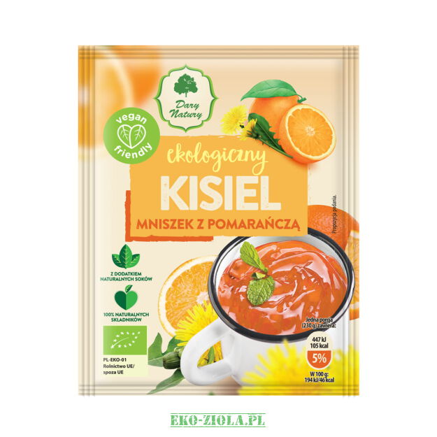 Dary Natury Kisiel Mniszek z pomarańczą EKO 30g