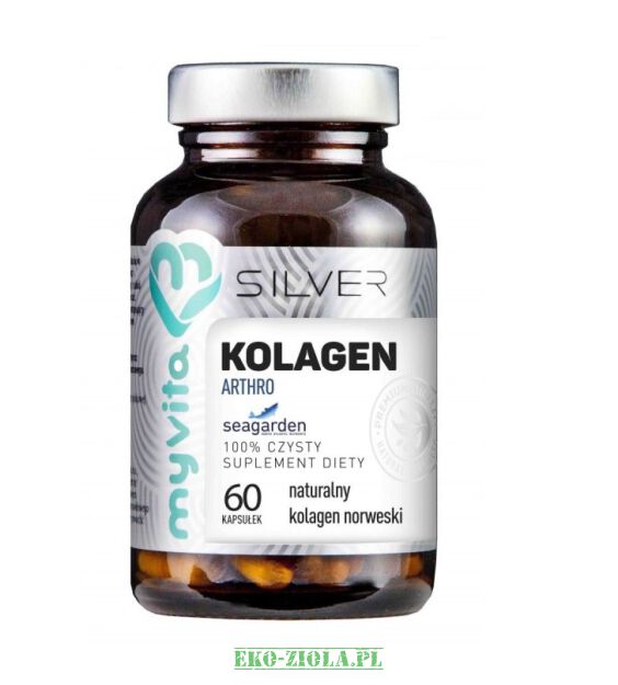 MyVita Silver Pure Kolagen Arthro 60kaps (hydrolizowany kolagen z dorsza atlantyckiego)