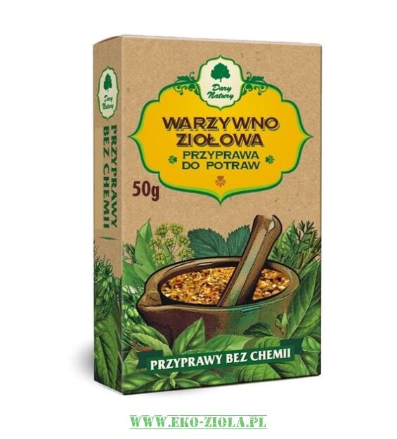 Dary Natury przyprawa Warzywno ziołowa do potraw 50g
