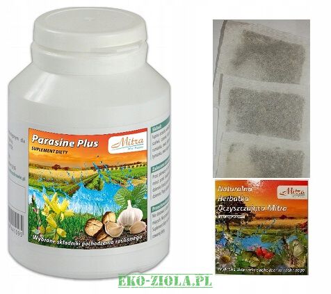 Mitra Parasine Plus 100kaps + GRATIS 3 saszetki herbaty Mitra