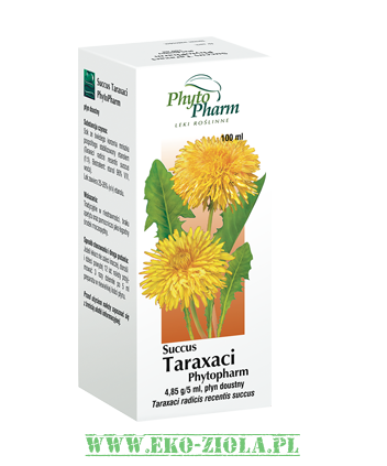 PhytoPharm Succus Taraxaci (Sok z korzenia mniszka) 100ml, Lek OTC