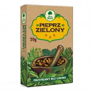Pieprz zielony ziarnisty 20g, Dary Natury