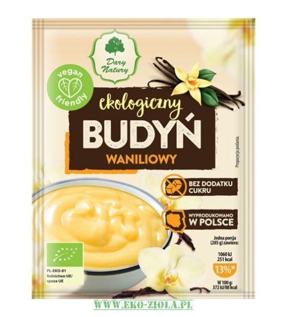 Dary Natury Budyń waniliowy EKO 40g