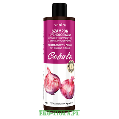 Venita Szampon Trychologiczny Cebula do włosów przetłuszczających z tendencją do wypadania 300ml