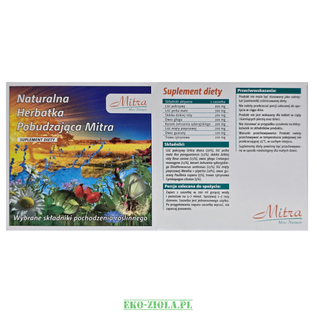 Mitra herbatka pobudzająca 30x2g