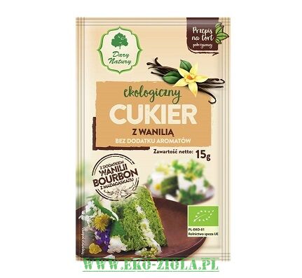 Dary Natury Cukier z wanilią EKO 15g