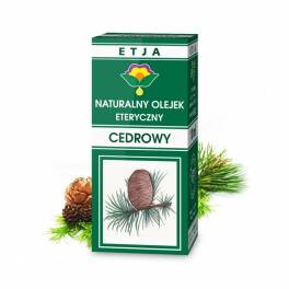 Naturalny Olejek eteryczny Cedrowy 10ml, Etja