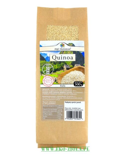 Pięć Przemian Quinoa biała (komosa ryżowa) B/GL 500g