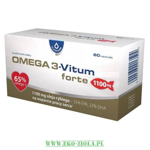 Oleofarm Omega 3-Vitum Forte 1100mg, 60 kapsułek