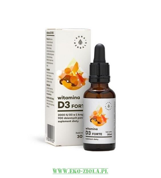 Aura Herbals Witamina D3 2000 Forte 30ml