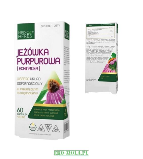 Medica Herbs Jeżówka purpurowa (Echinacea) 420mg 60kaps