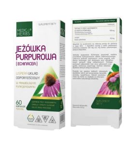 MedicaHerbs Jeżówka purpurowa (Echinacea) 420mg 60kaps
