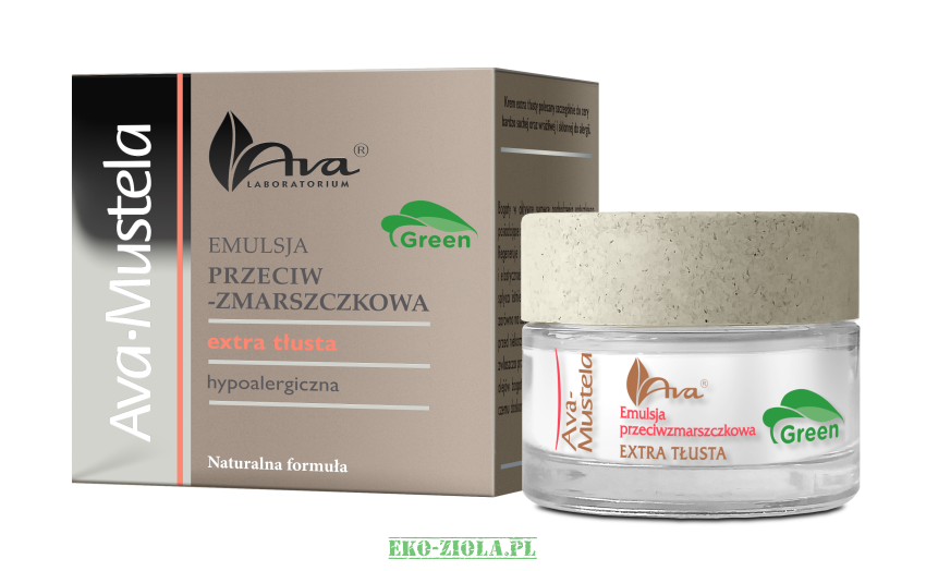 Ava Mustela Green Emulsja przeciwzmarszczkowa 50ml
