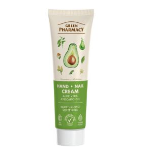 Green Pharmacy Krem do rąk i paznokci Aloe Vera i awokado 100ml