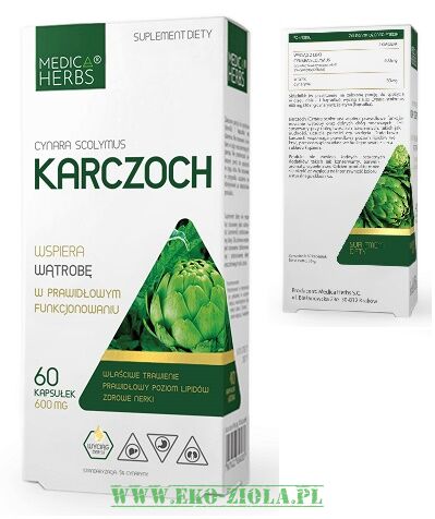 Medica Herbs Karczoch 600mg 60kaps