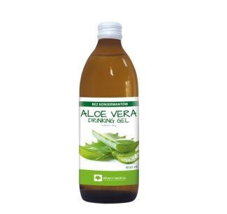 Sok Aloe Vera Drinking Gel, aloes z miąższem 500ml, Alter medica