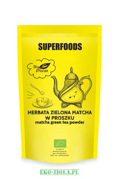 Superfoods Matcha (zielona herbata) BIO 100g