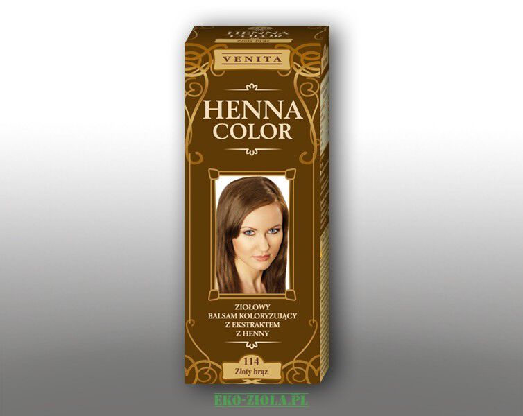 Venita Henna 114 Złoty Brąz