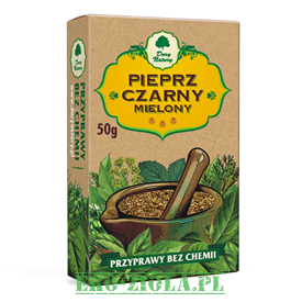 Dary Natury przyprawa Pieprz czarny mielony 50g