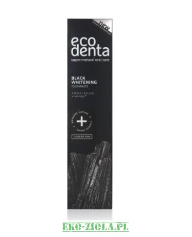 Ecodenta Pasta do zębów Czarna wybielająca z węglem drzewnym 100ml