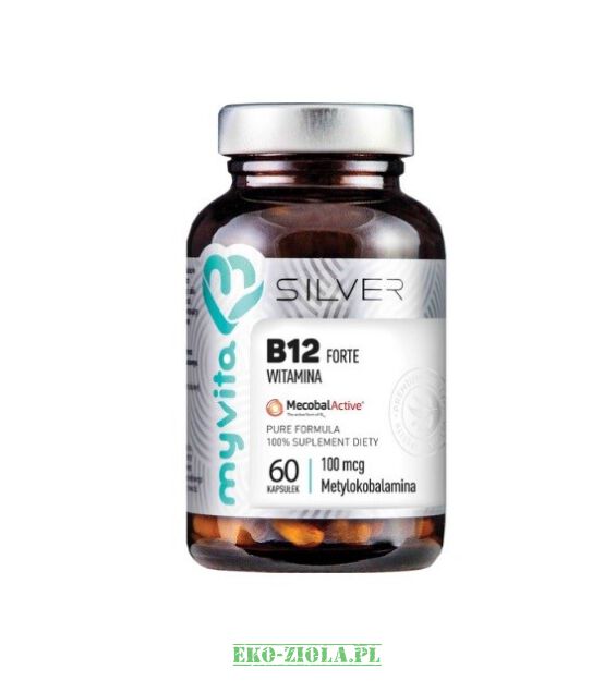 MyVita Silver Pure Witamina B12 (metylokobalamina) 100mcg 60kaps