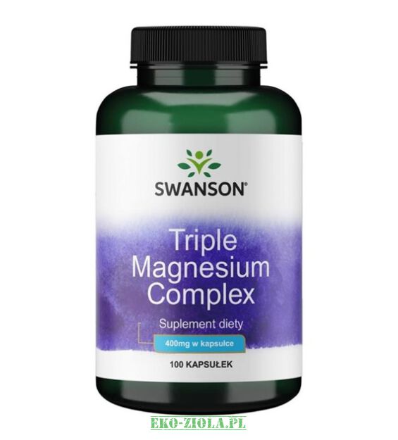 Swanson Triple Magnesium complex 400mg 100kaps