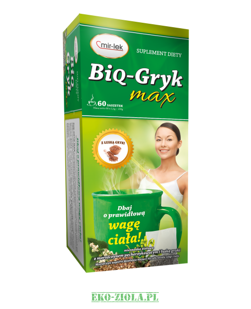 Mir-Lek Herbata BIQ Gryk MAX 60x2,5g