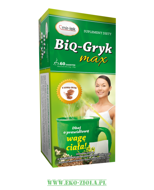 Mir-Lek Herbata BIQ Gryk MAX 60x2,5g