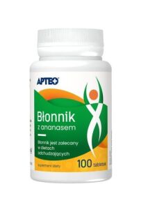Apteo Błonnik z Ananasem 100tabl
