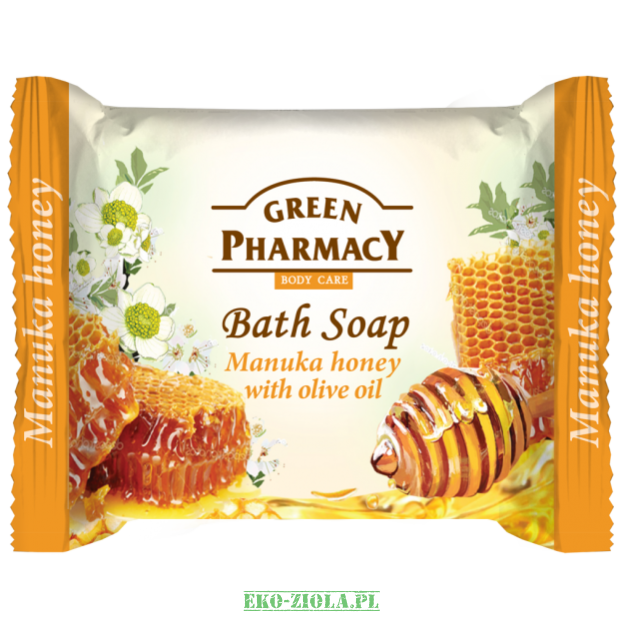 Green Pharmacy Mydło w kostce miód Manuka i oliwa z oliwek 100g