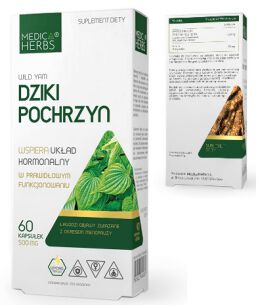 Dziki Pochrzyn 500mg 60kaps, Medica Herbs