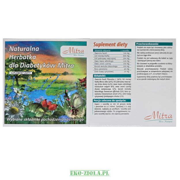 Mitra herbatka dla diabetyków 30x2g