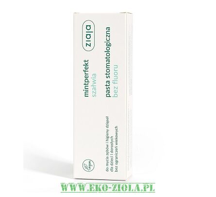 Ziaja Pasta do zębów Szałwia (bez fluoru) 75ml