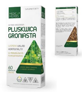 Pluskwica Groniasta 350mg 60kaps, Medica Herbs