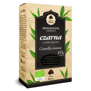EKO Herbata czarna cejlońska 25x1,5g, Dary Natury