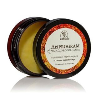 Korana Apiprogram Maść propolisowa 20% naprawczo-regenerująca z kwasem hialuronowym 50ml
